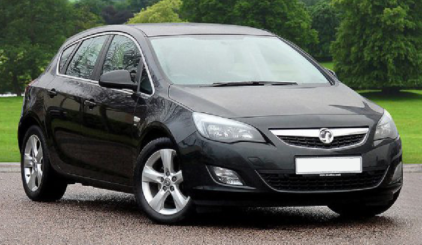 A Vauxhall Corsa with an Auto Imaging Digital Backdrop