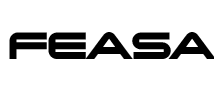 Feasa logo mark in black and white