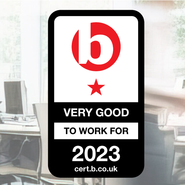 Very Good to work for 2023 cert.b.co.uk
